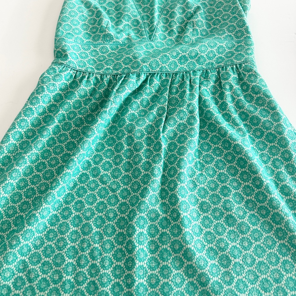 The Limited Teal Lace Pattern Dress